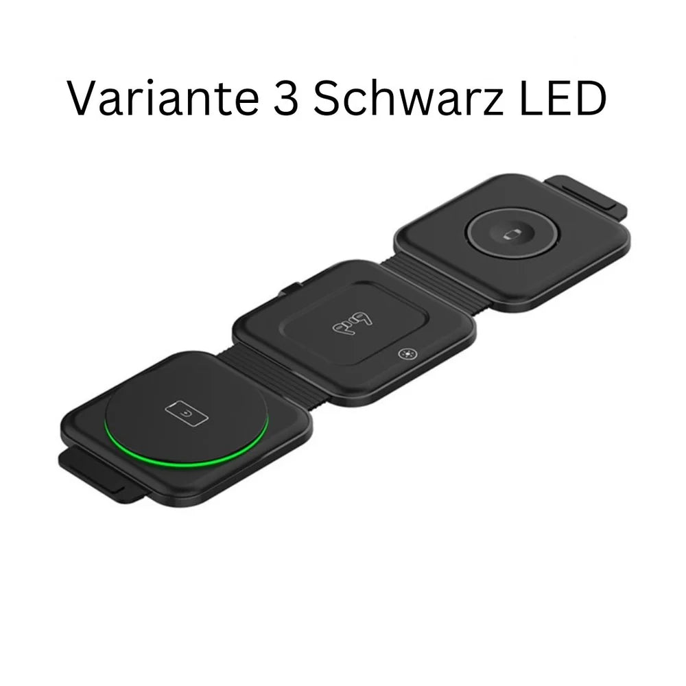 3in1 Magnetische Ladestation | Hanupi für iPhone, Watch & AirPods