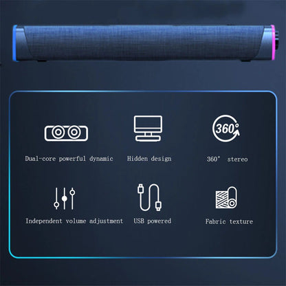 LED Soundbar Max One | 3D Surround Gaming-Sound mit LED-Effekten