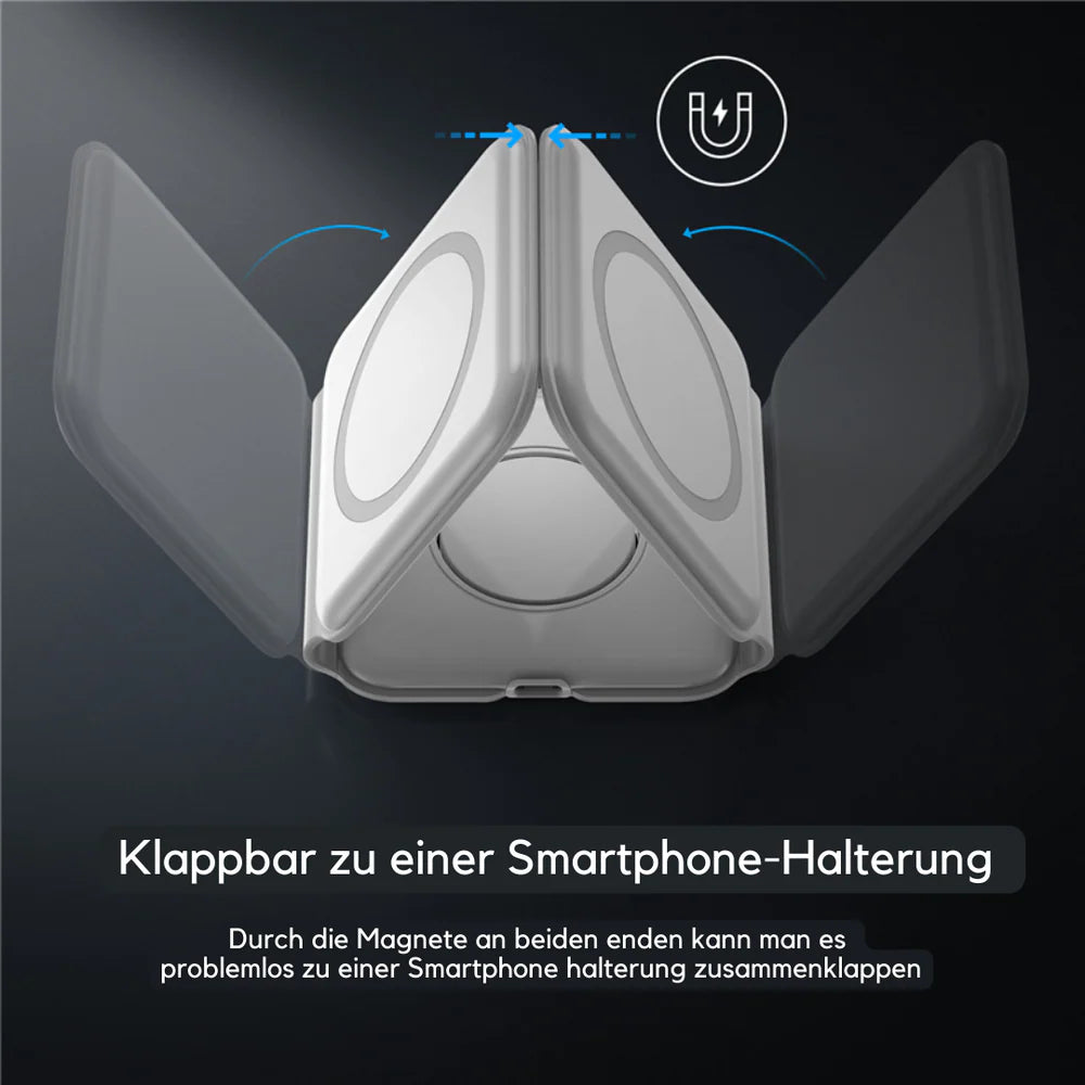 3in1 Magnetische Ladestation | Hanupi für iPhone, Watch & AirPods