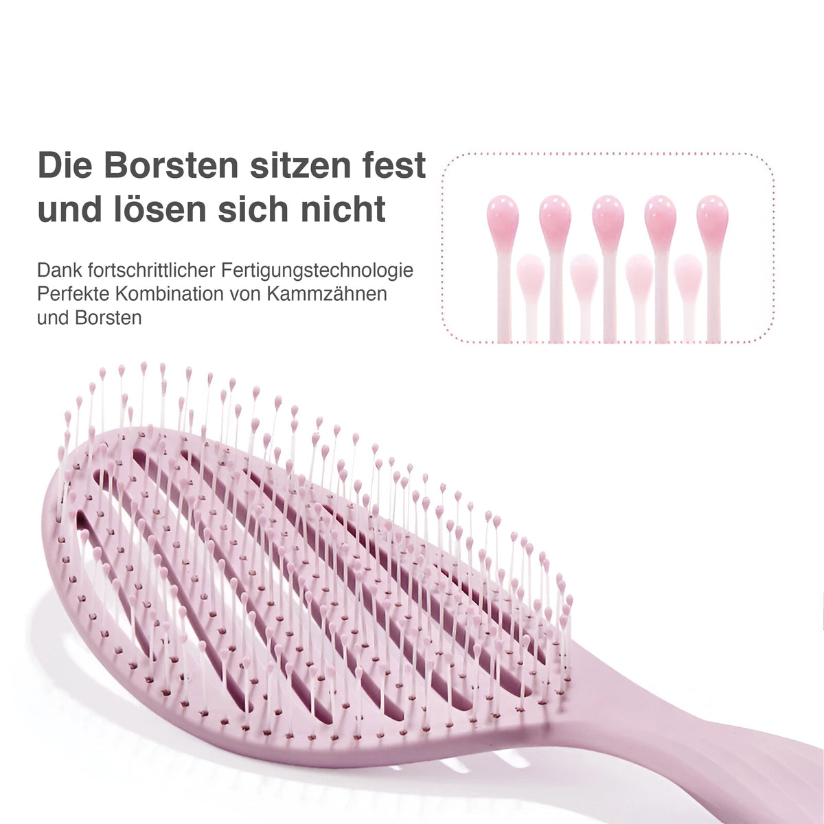 Hanupi Pro Entwirrungsbürste | Ergonomisch & Luftdurchlässig