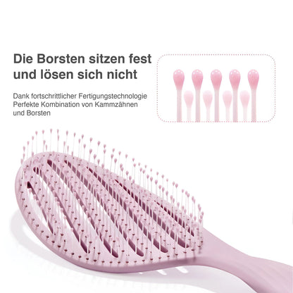 Hanupi Pro Entwirrungsbürste | Ergonomisch & Luftdurchlässig
