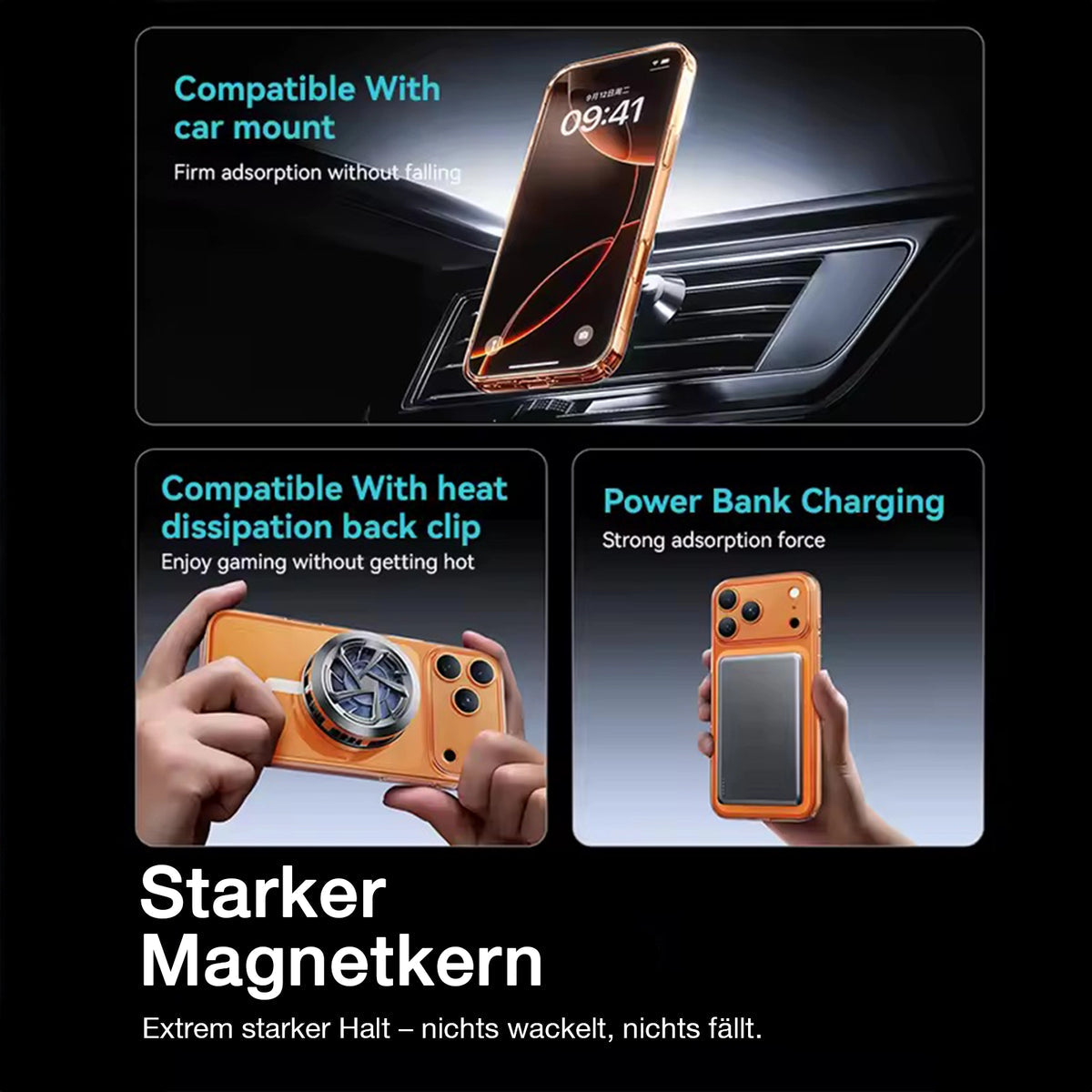 Magnetische MagSafe Hülle für iPhone 17 | Kristallklar & Ultradünn