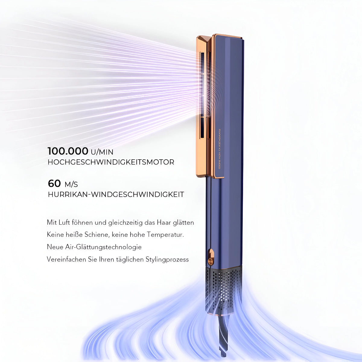 Airstraight Pro Hanupi | Föhnen & Glätten in einem | Schonendes Haarstyling