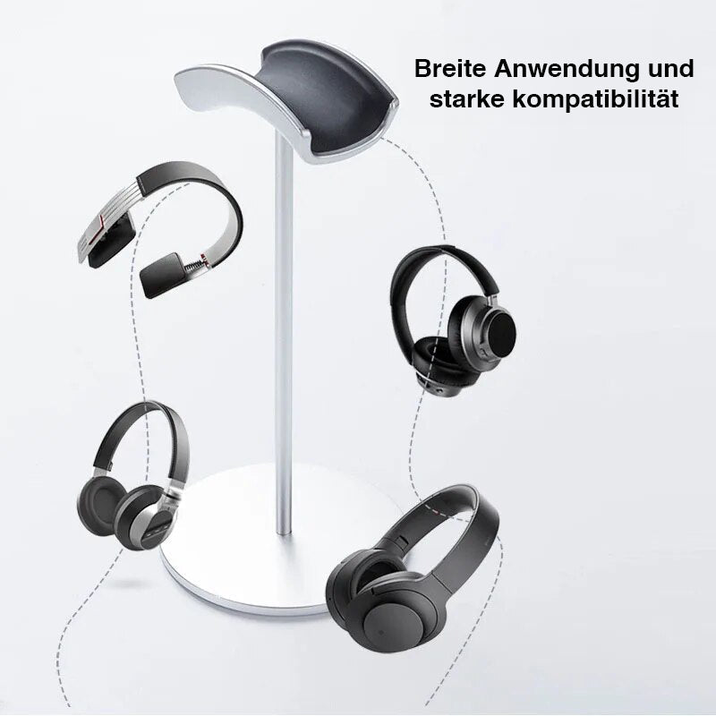 Hanupi Kopfhörer Halter | Stabiler Aluminiumständer mit Silikonbasis & Kratzschutz