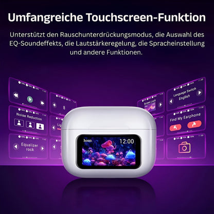 TouchPadsX Pro – True Wireless In-Ear Kopfhörer mit Touchscreen & ANC