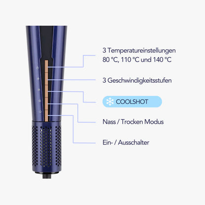 Airstraight Pro Hanupi | Föhnen & Glätten in einem | Schonendes Haarstyling