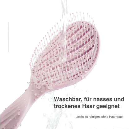 Hanupi Pro Entwirrungsbürste | Ergonomisch & Luftdurchlässig