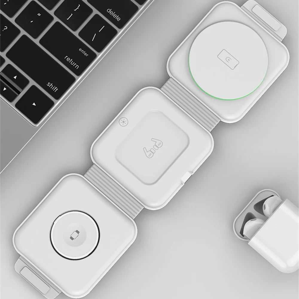 3in1 Magnetische Ladestation | Hanupi für iPhone, Watch & AirPods