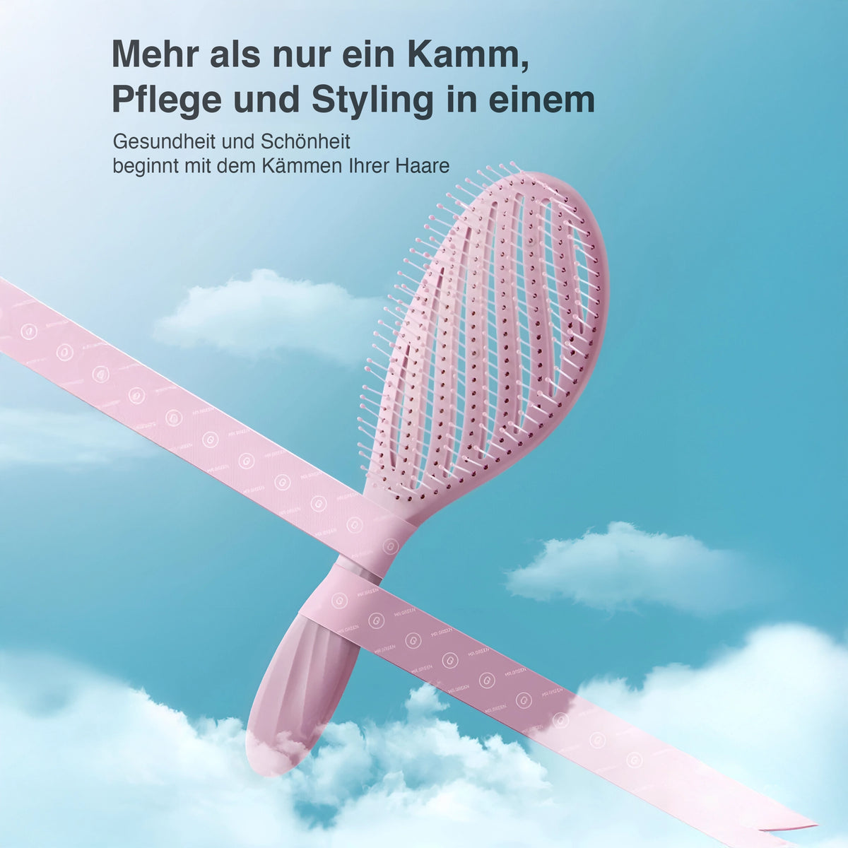 Hanupi Pro Entwirrungsbürste | Ergonomisch & Luftdurchlässig