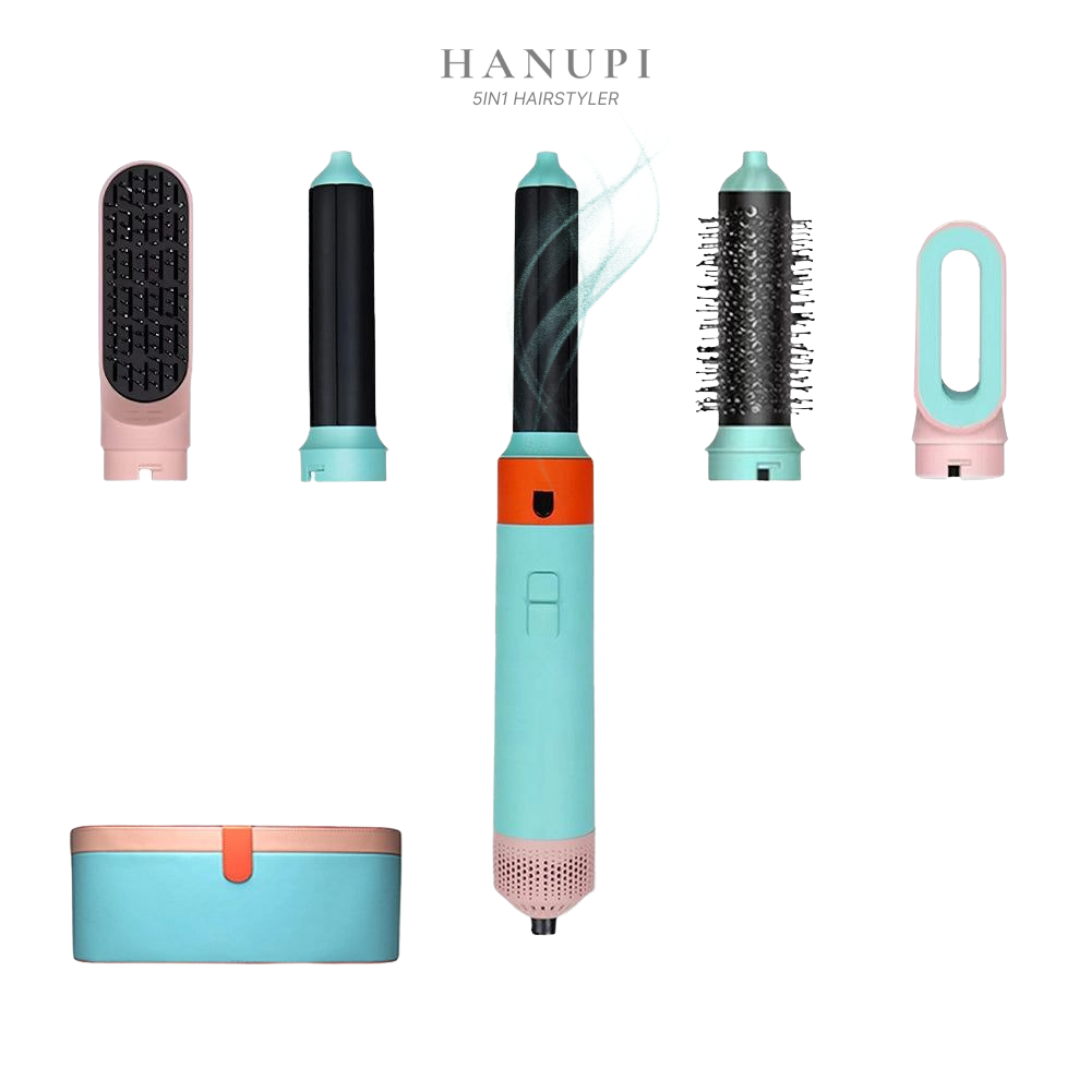5 in 1 Hairstyler Volume Lift Pro Hanupi | Locken, Glätten & Trocknen mit Ionen-Technologie
