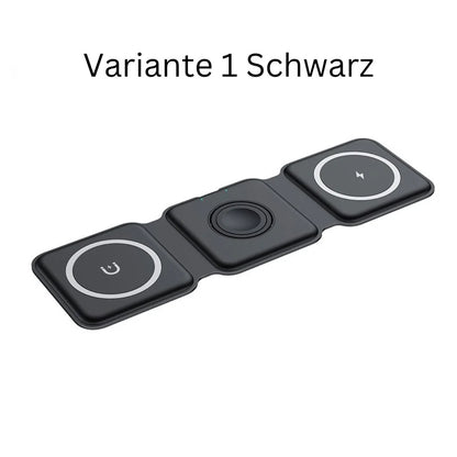 3in1 Magnetische Ladestation | Hanupi für iPhone, Watch & AirPods