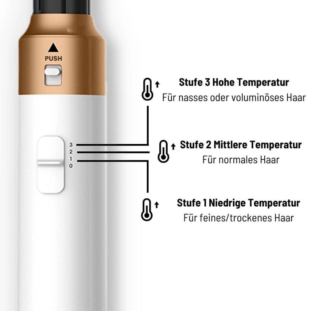 5 in 1 Hairstyler Volume Lift Pro Hanupi | Locken, Glätten & Trocknen mit Ionen-Technologie