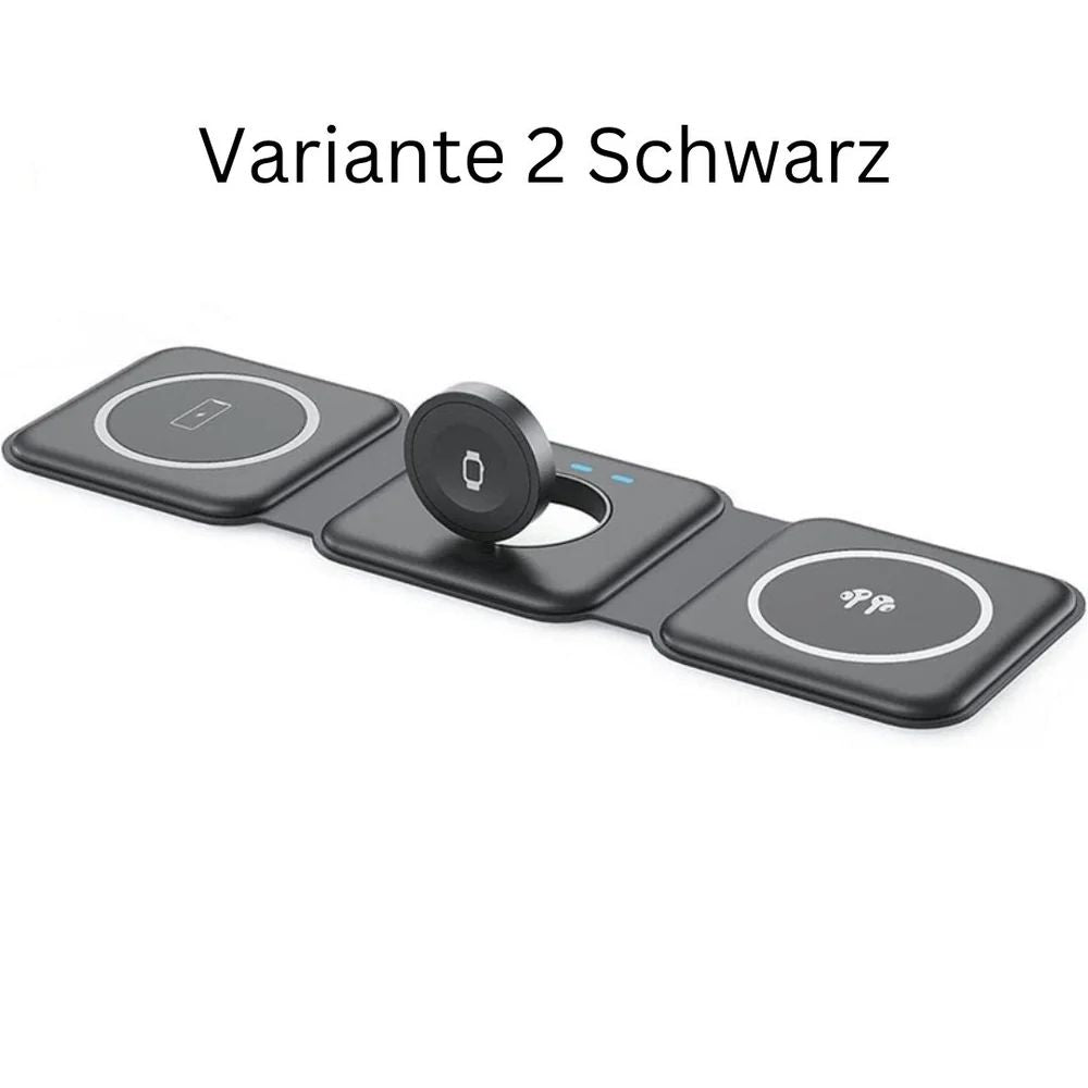 3in1 Magnetische Ladestation | Hanupi für iPhone, Watch & AirPods