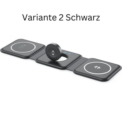 3in1 Magnetische Ladestation | Hanupi für iPhone, Watch & AirPods